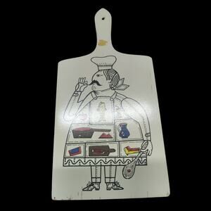 Vintage 1967 Nevco wooden cutting board